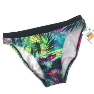 Go by Gossip Palm Printed Hipster Bikini Bottoms Women's Small
